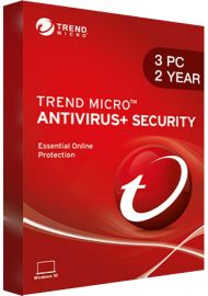 Trend Micro Antivirus Security - 3 PCs - 2 Years 