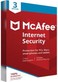 McAfee Internet Security Multi Device - 3 Devices - 1 Year 